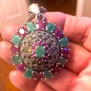 Pendant on chain.  Marked 925.  Purchased in Siem Reap Cambodia